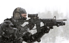 rifle soldiers winter snow army military 1361x1024 wallpaper 
